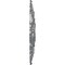 Ekena Millwork Riley Ceiling Medallion (Fits Canopies up to 4 5/8"), 18"OD x 3 1/2"ID x 1 1/2"P, Platinum CM18RLPLS - alternate 3